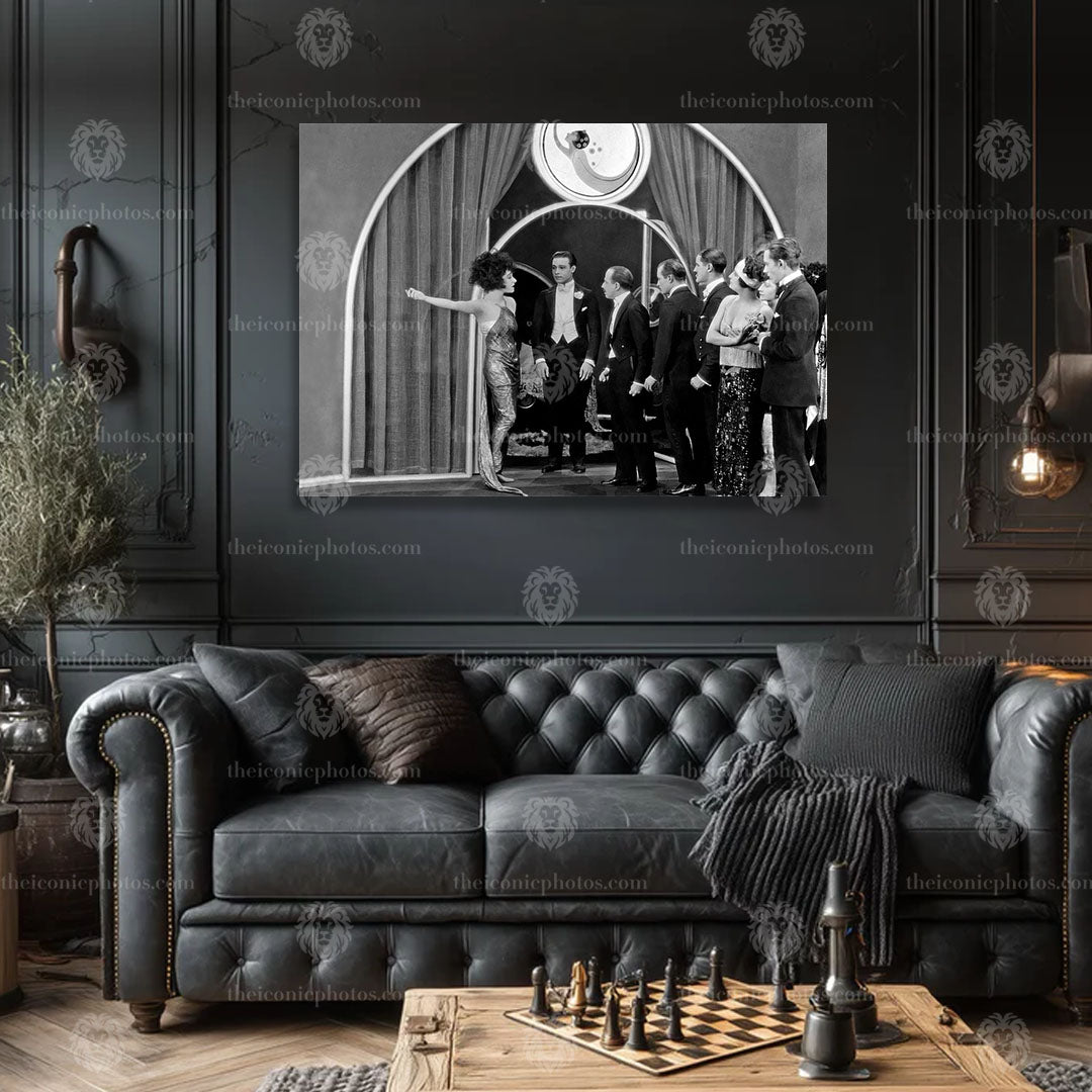 Alla Nazimova Artistic Monochrome Canvas Wall Art – Avant-Garde Cinema Décor