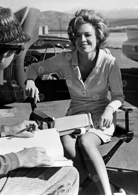 Angie Dickinson classic cinema monochrome canvas wall art décor