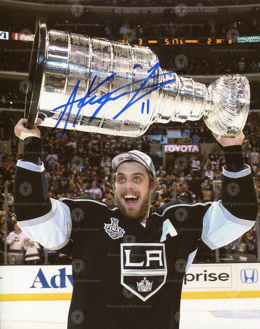 Iconic signed photograph of Anže Kopitar with the Los Angeles Kings curated by The Iconic Photos