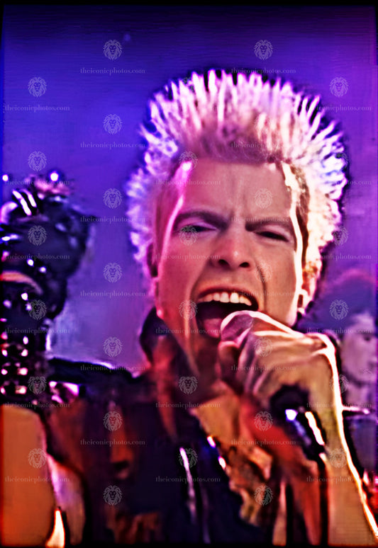 Billy Idol 8x10 unsigned Rebel Yell rock music photo print for collectors
