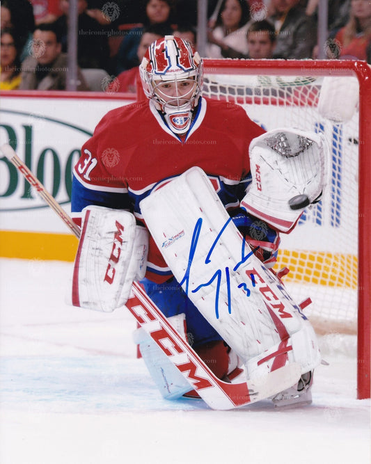 Iconic signed photograph of Montreal Canadiens legend Carey Price curated by The Iconic Photos