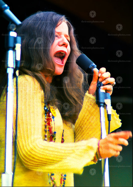 Janis Joplin 8x10 unsigned iconic rock singer photo print for collectors