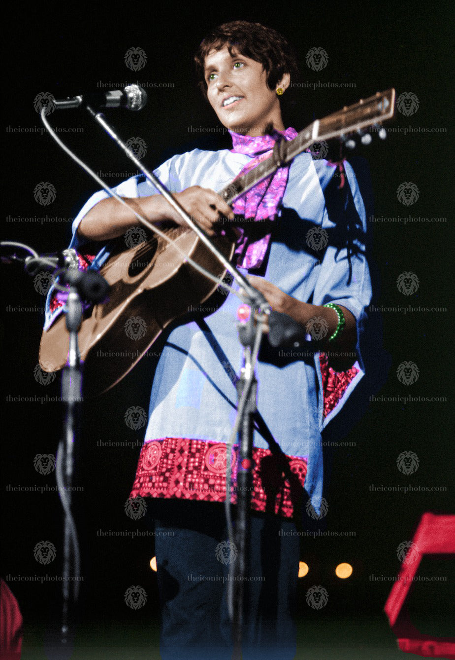 Joan Baez 8x10 unsigned iconic folk singer photo print for collectors