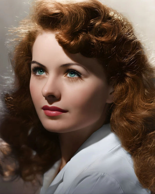 Jeanne Crain Vintage Hollywood Canvas Wall Art – Classic Movie Star Poster